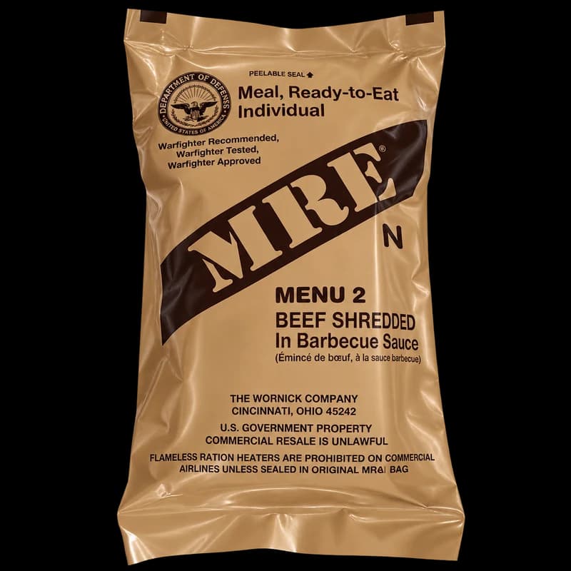 Menu 2 — Beef Shredded in Barbecue Sauce