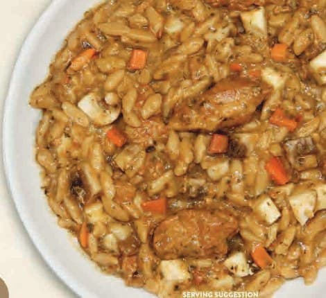 Mediterranean Chicken Mushroom Orzo