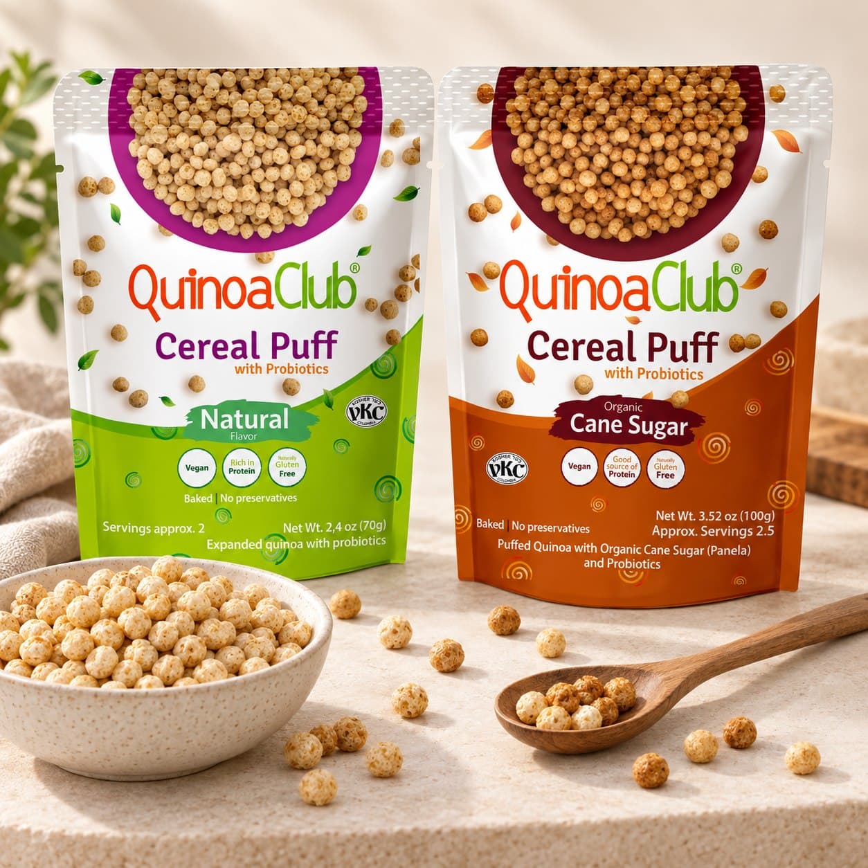 Quinoa Club Cereal Puff