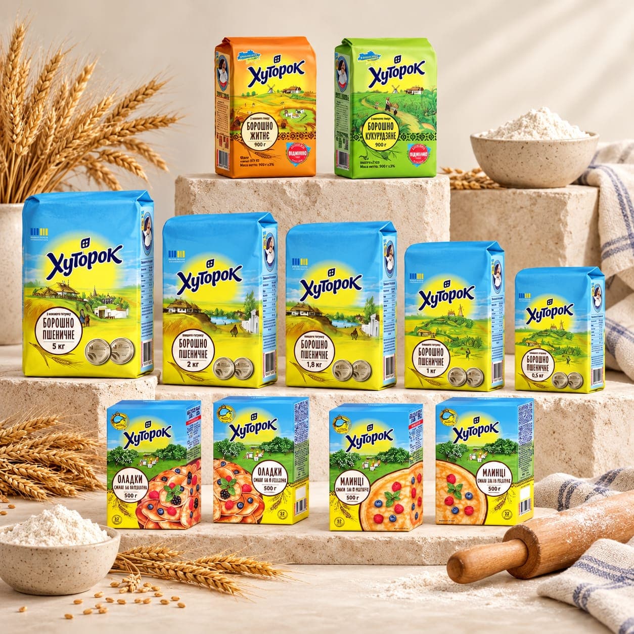 Hutorok Flours & Pizza Mixes