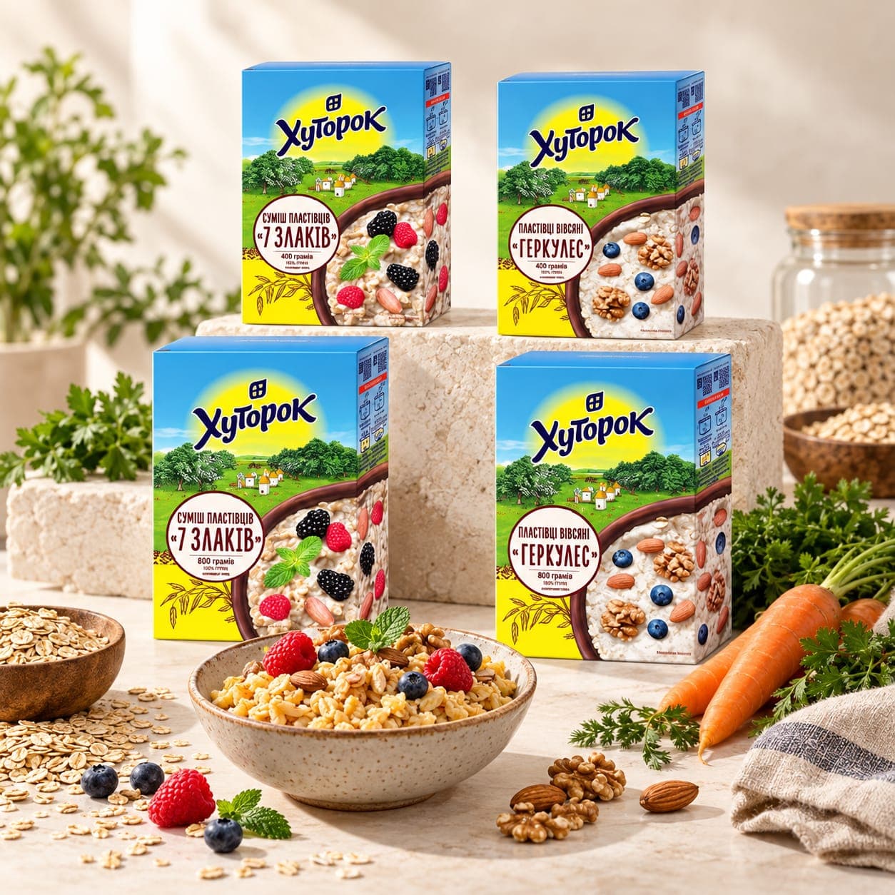 Hutorok Instant Cereals & Pilaf