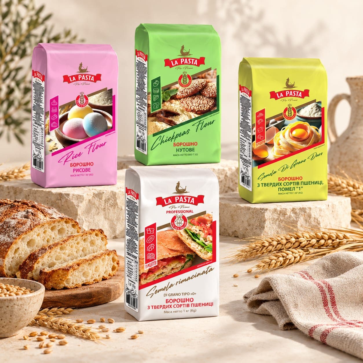 La Pasta Flours & Bread Mixes