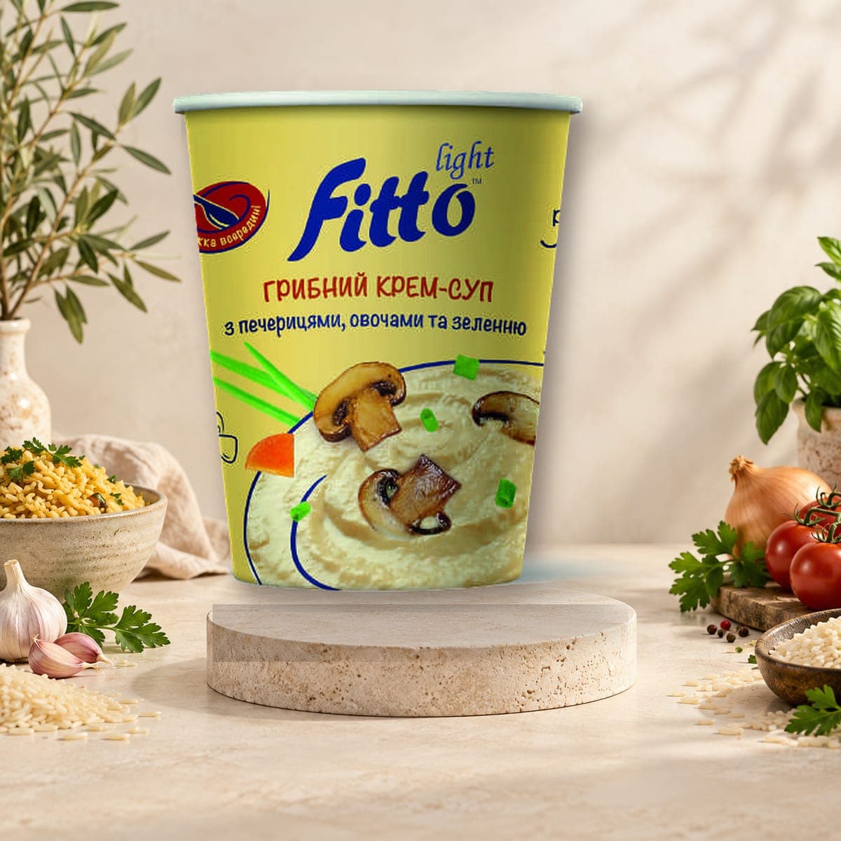Fitto Mushroom Cream Soup Cup