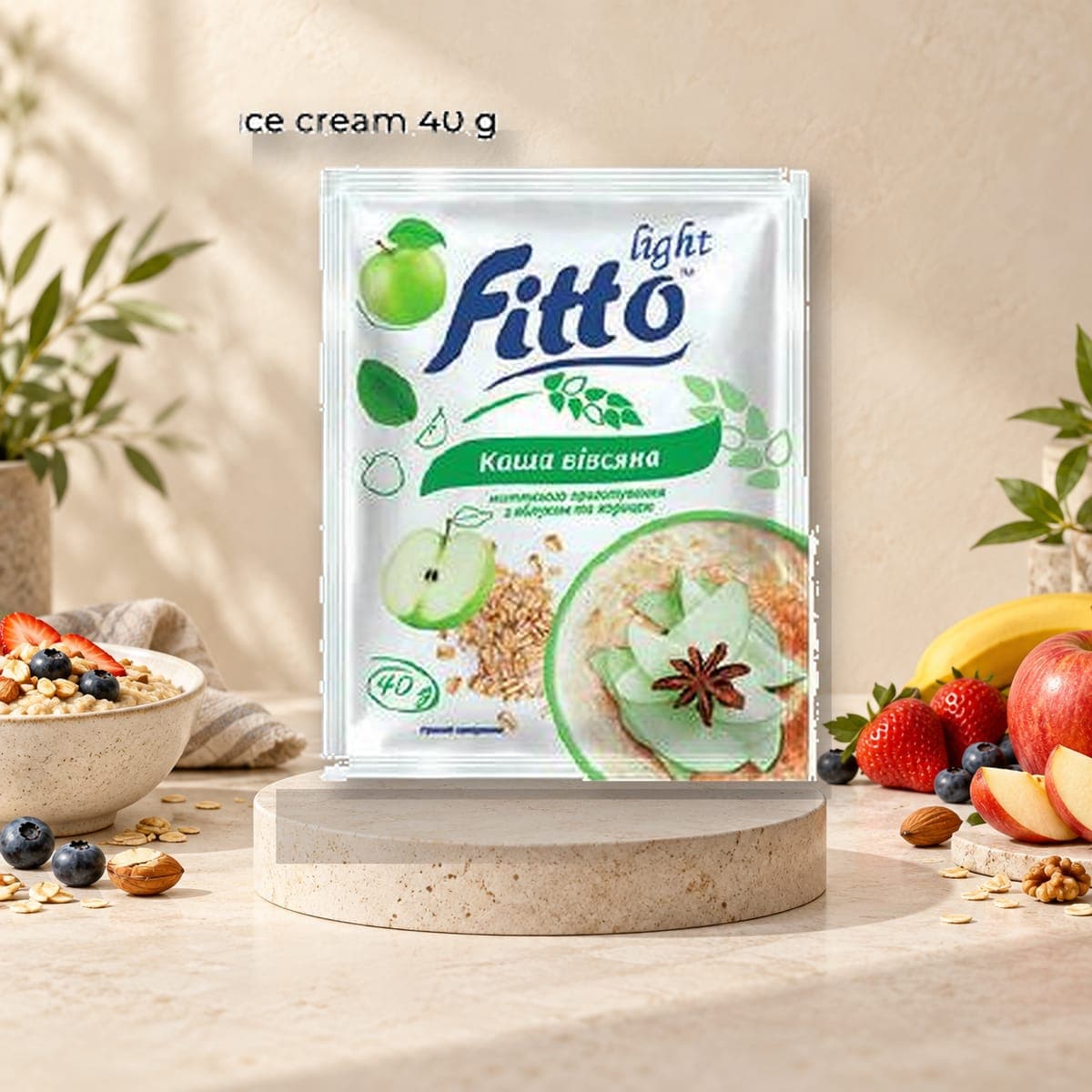 Fitto Oatmeal Apple Cinnamon