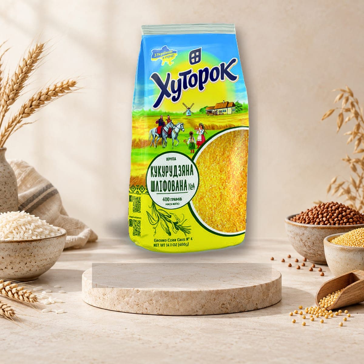 Hutorok Corn Groats 400 g