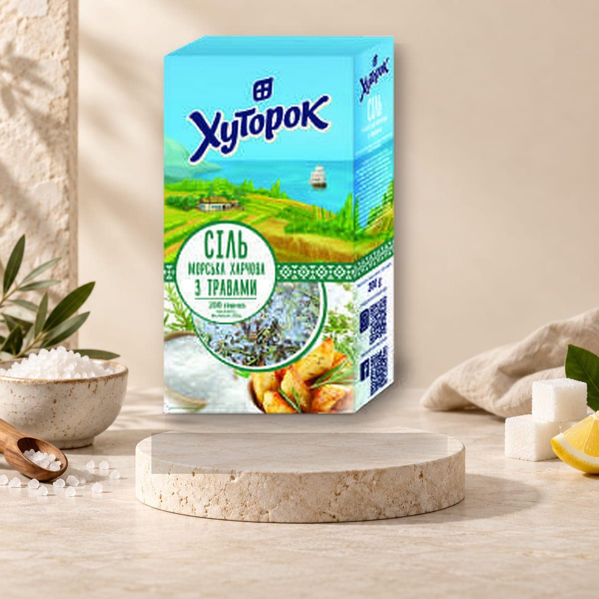 Hutorok Sea Salt with Herbs